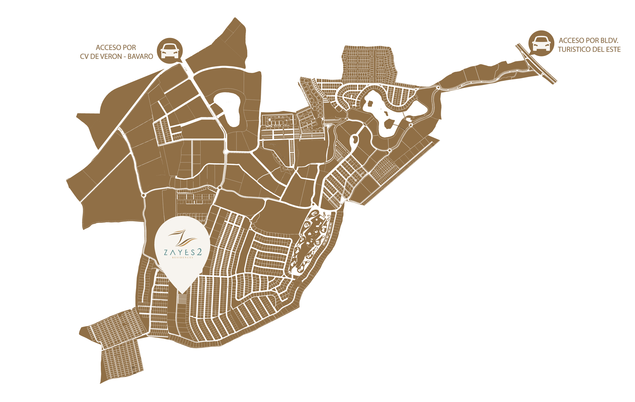 Plano de ubicación — Zayes 2 en Vista Cana