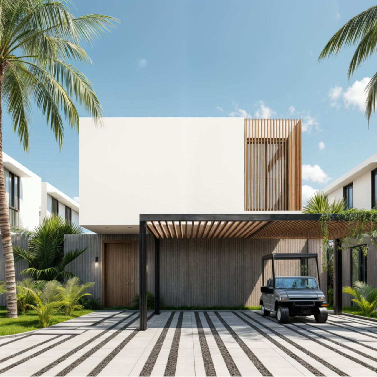 Villa Tipo A — fachada